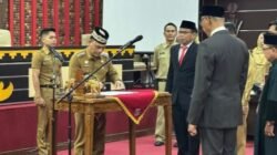 Kusbani Resmi di Lantik Sebgagai Penjabat Sekretaris Daerah Kota Metro