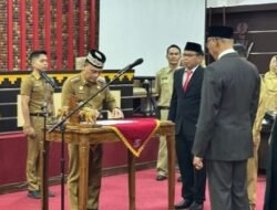 Kusbani Resmi di Lantik Sebgagai Penjabat Sekretaris Daerah Kota Metro