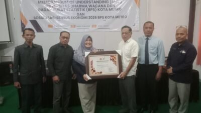 Universitas Darma Wacana Metro dan BPS Kota Metro MoU dan Sosialisasi Sensus Ekonomi 2026