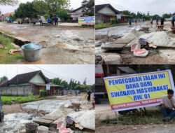 Sering Terjadi Kecelakaan, Jalan Jawa Akhirnya Diperbaiki Swadaya Warga