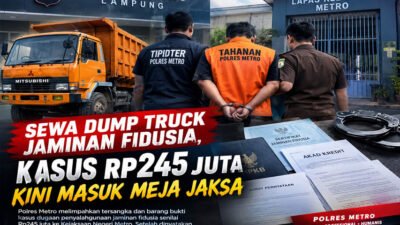 Polres Metro Tuntaskan Kasus Fidusia Rp245 Juta, Tersangka Kini Ditahan