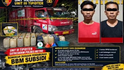 Dari SPBU ke Penampung, Tipidter Polres Metro Ungkap Dugaan Permainan BBM Subsidi